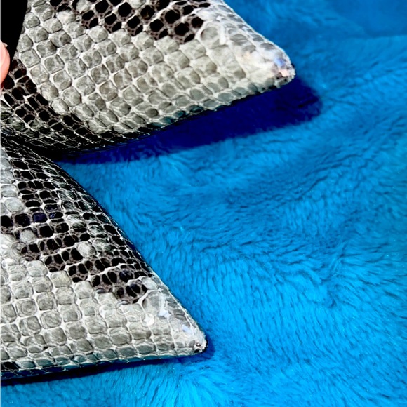 ZARA Basic snakeskin & black kitten heel size 36/US 5.5 - Picture 4 of 4